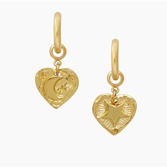 Brinker + Eliza Jewelry - Brinker + Eliza Goodnight Moon 24K-Gold-Plated Drop Earrings